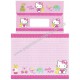 Ano 2010. Conjunto de Papel de Carta Hello Kitty CCH Sanrio