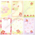 Ano 2004. Kit 6 Notas Chi Chai Monchan Sanrio