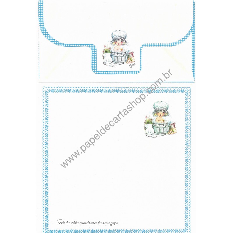 Conjunto de Papel de Carta Coleção Gisele (QAZ)