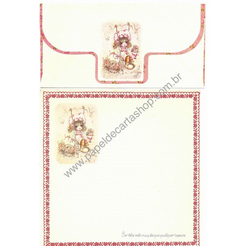 Conjunto de Papel de Carta Coleção Gisele (QRS)