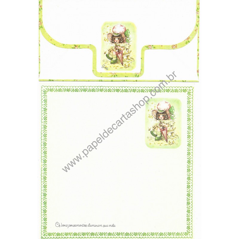 Conjunto de Papel de Carta Coleção Gisele (QVD)