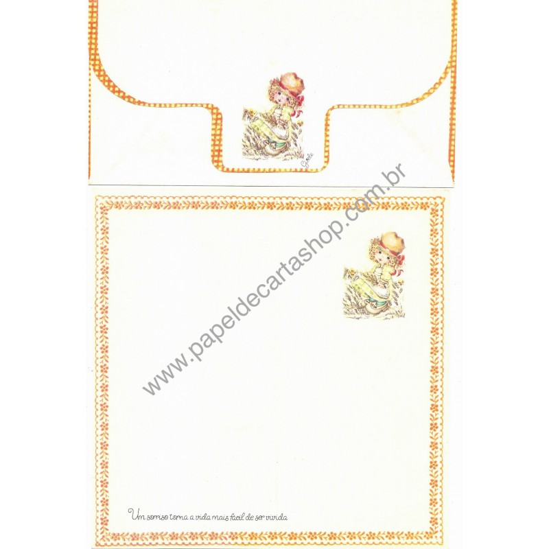 Conjunto de Papel de Carta Coleção Gisele (QOR)