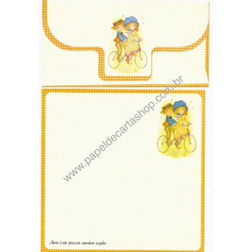 Conjunto de Papel de Carta Coleção July Pop CLA