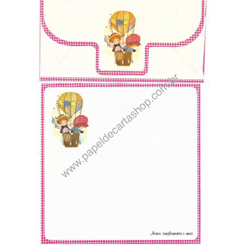 Conjunto de Papel de Carta Coleção July Pop CRS