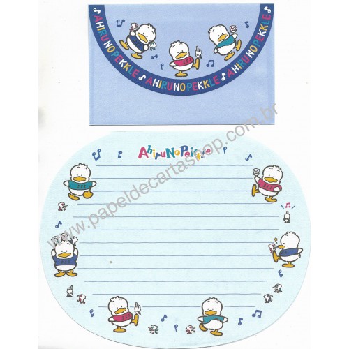 Ano 1993. Conjunto de Papel de Carta Pekkle CAZ Sanrio