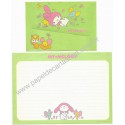 Ano 1985. Conjunto de Papel de Carta My Melody Sanrio Argentina