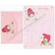 Ano 1986. Conjunto de Papel de Carta My Melody Vintage Sanrio