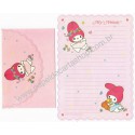 Ano 1986. Conjunto de Papel de Carta My Melody Vintage Sanrio