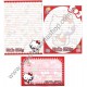 Ano 2011. Capa & Conjunto de Papel de Carta Hello Kitty Pants Sanrio