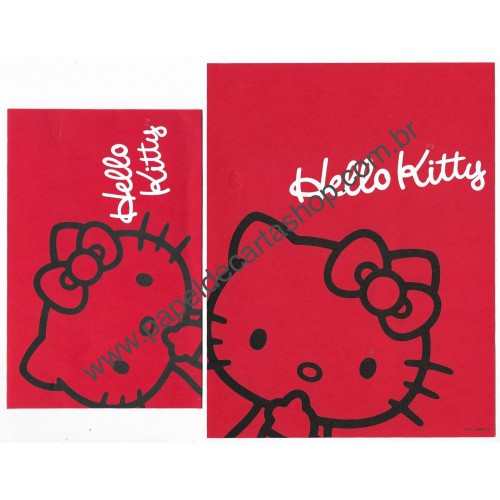 Ano 2012. Kit 2 Conjuntos de Papel de Carta Hello Kitty CBV Sanrio