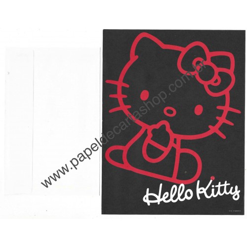 Ano 2012. Kit 2 Conjuntos de Papel de Carta Hello Kitty CBV Sanrio