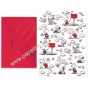 Conjunto de Papel de Carta Snoopy RED Hallmark Peanuts Wordwide LCC