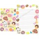 Kit 2 Conjuntos de Papel de Carta Snoopy Doughnut Peanuts