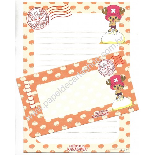 Conjunto de Papel de Carta One Piece Chopper In Kanagawa Japan