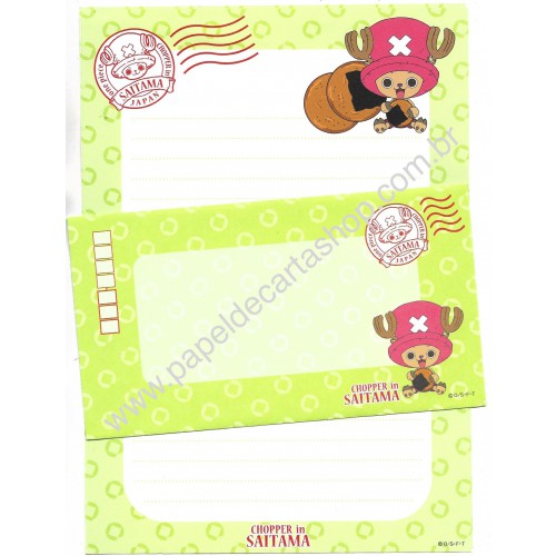 Conjunto de Papel de Carta One Piece Chopper In Saitama Japan