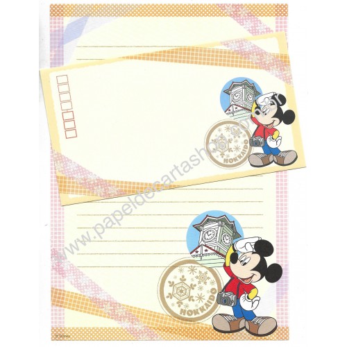 Conjunto de Papel de Carta Disney Regional II Japão Hokkaido