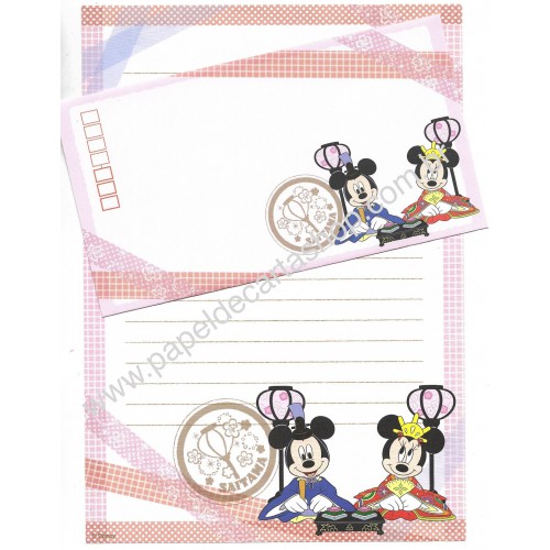 Conjunto de Papel de Carta Disney Regional II Japão Saitama