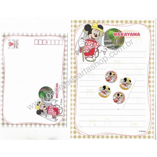 Conjunto de Papel de Carta Disney Regional III Japão Wakayama