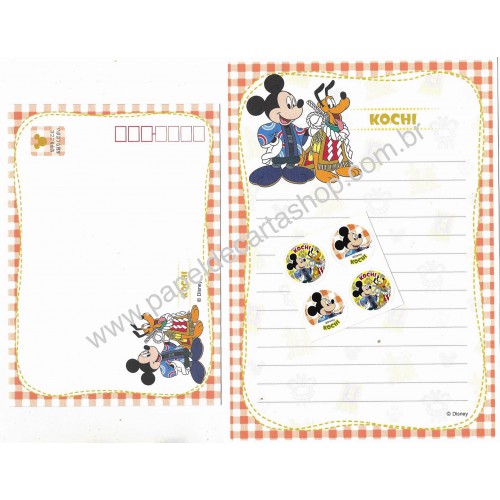 Conjunto de Papel de Carta Disney Regional III Japão Kochi