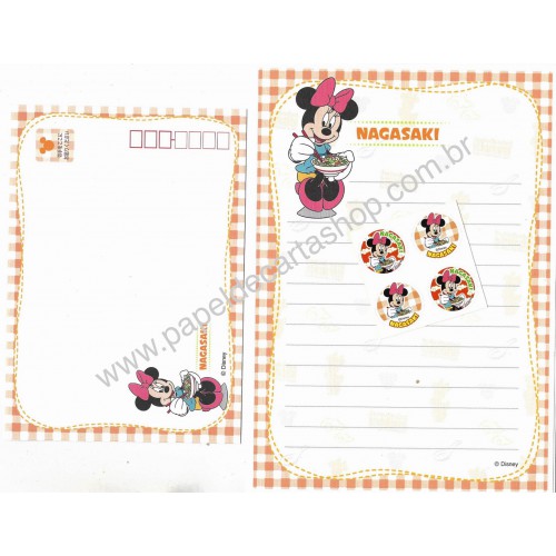 Conjunto de Papel de Carta Disney Regional III Japão Nagasaki