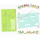 Conjunto de Papel de Carta Importado Palette Village - San-X