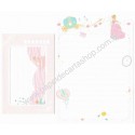 Conjunto de Papel de Carta Importado Palette Cinderella San-X