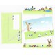 Conjunto de Papel de Carta Importado Palette Panda CVD - San-X