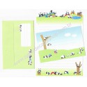 Conjunto de Papel de Carta Importado Palette Panda CVD - San-X