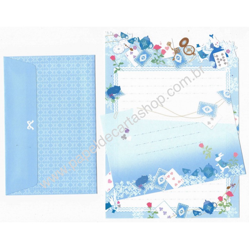 Conjunto de Papel de Carta Importado Palette Alice - San-X