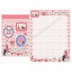 Conjunto de Papel de Carta Importado Palette La Tour Eiffel - San-X