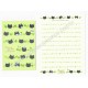 Conjunto de Papel de Carta Importado Kutusita Nyanko Clover 1 - San-X Japan