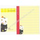 Conjunto de Papel de Carta Importado Kutusita Nyanko Happy Come (CAM) - San-X Japan