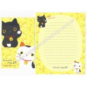 Conjunto de Papel de Carta Importado Kutusita Nyanko Happy Come (CDY) - San-X Japan