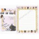 Conjunto de Papel de Carta Importado Kutusita Nyanko Piano CRS - San-X Japan