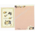 Conjunto de Papel de Carta Importado Kutusita Nyanko Recipes 6 - San-X Japan