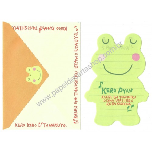 Conjunto de Papel de Carta Importado Alpha Point KERO PYON DC