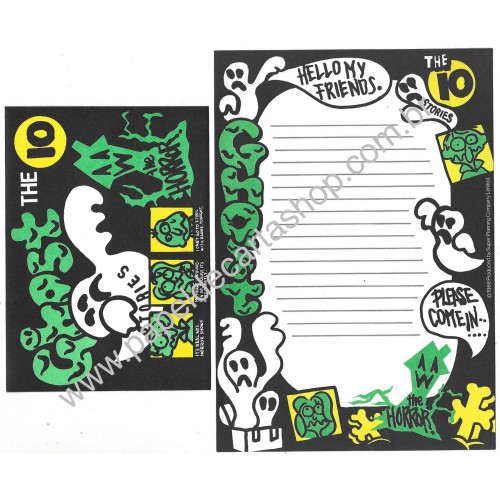 Conjunto de Papel de Carta Ghost The 10 Stories Japan