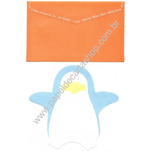 Conjunto de Papel de Carta Importado DC Penguin CLA