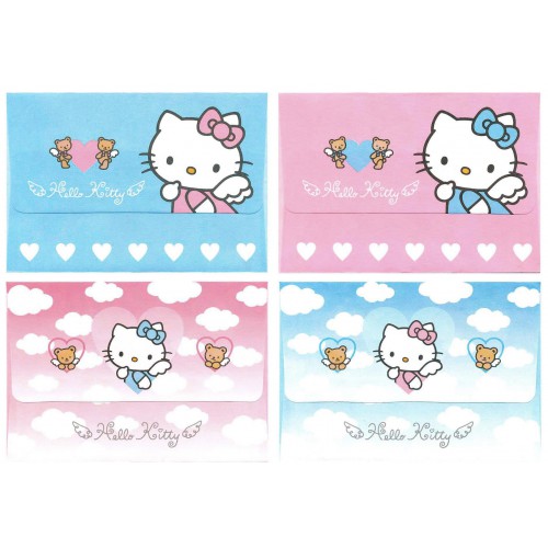 Ano 1998. Kit 4 Envelopes Hello Kitty Vintage Sanrio
