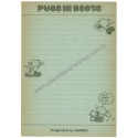 Ano 1975. Papel de Carta PUSS IN BOOTS Sanrio