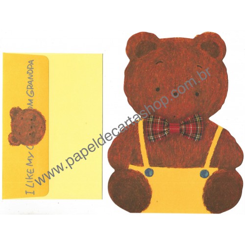Ano 1983. Conjunto de Papel de Carta Mr Bears Dream DC Vintage Sanrio
