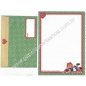 Conjunto de Papel de Carta Importado Raggedy Ann & Andy CVD