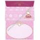 Ano 2003. Conjunto de Papel de Carta Hello Kitty Princess CRSS Sanrio