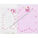 Ano 1999. Conjunto de Papel de Carta Hello Kitty Japan 3.1 Sanrio
