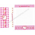 Ano 1999. Conjunto de Papel de Carta Hello Kitty Cherry 3 Sanrio