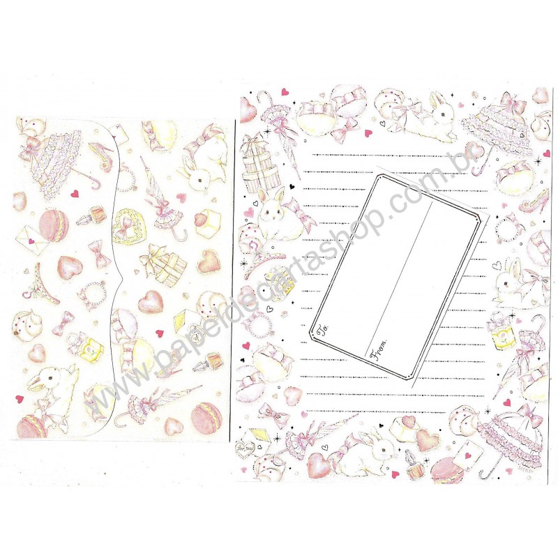 Conjunto de Papel de Carta Miki Takei 3 Japan