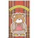Ano 1985. Mini-Envelope Gentle Bear League Vintage Sanrio