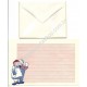 Conjunto de Papel de Carta Raro Importado Raggedy Ann & Andy CRS1