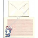 Conjunto de Papel de Carta Raro Importado Raggedy Ann & Andy CRS1