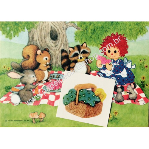 Postalette Antigo Importado Raggedy Ann CVD Hallmark